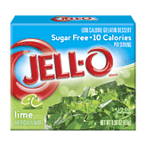 Jell-o Gelatin Dessert Sugar Free Lime Low Calorie Full-Size Picture